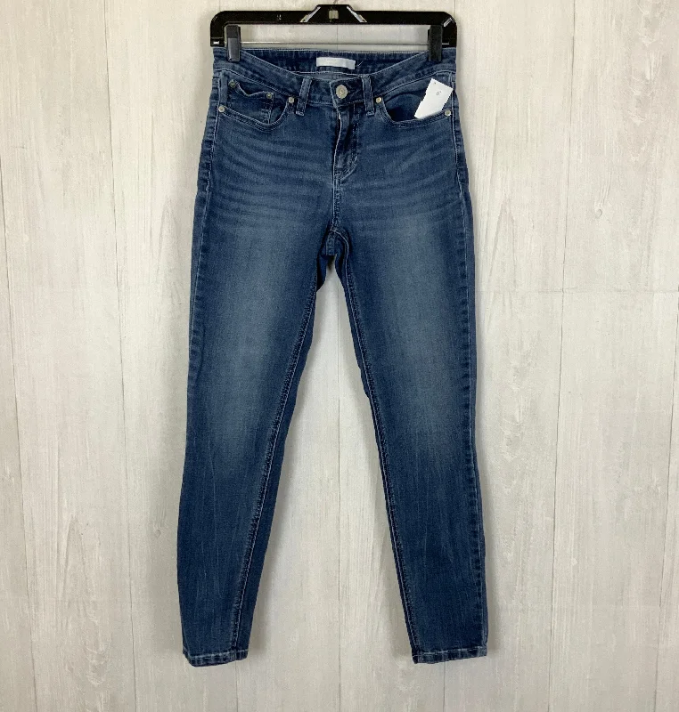 Jeans Skinny By Lc Lauren Conrad In Blue Denim, Size: 6