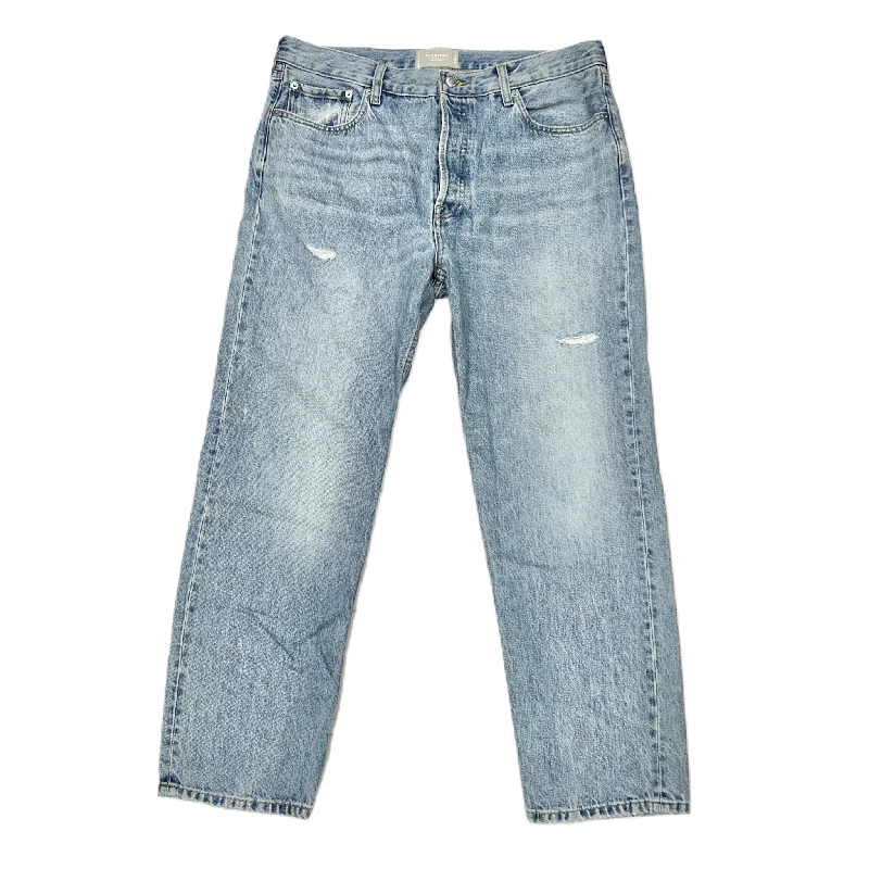 Jeans Straight By Everlane In Blue Denim, Size: 10