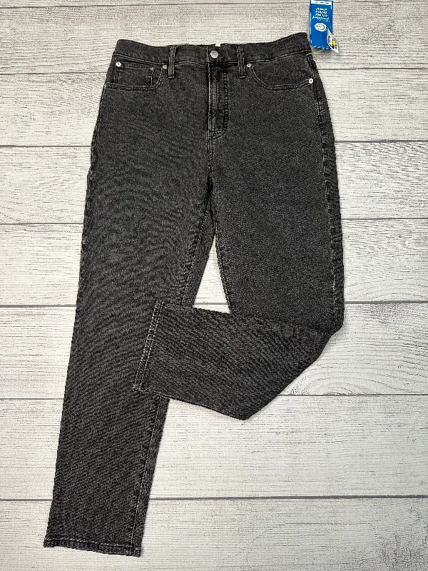 Jeans Straight By Madewell In Black, Size: 8