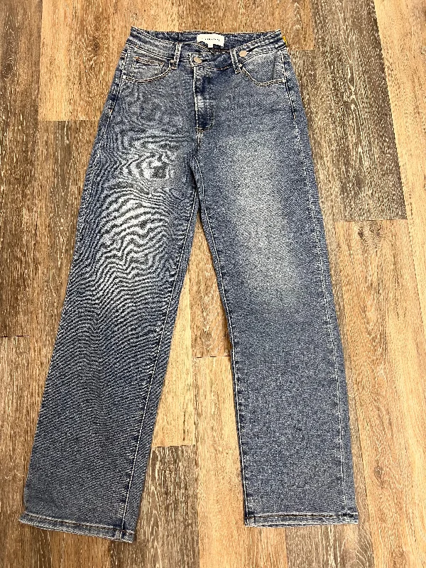 Jeans Straight By Risen In Blue Denim, Size: 5/27