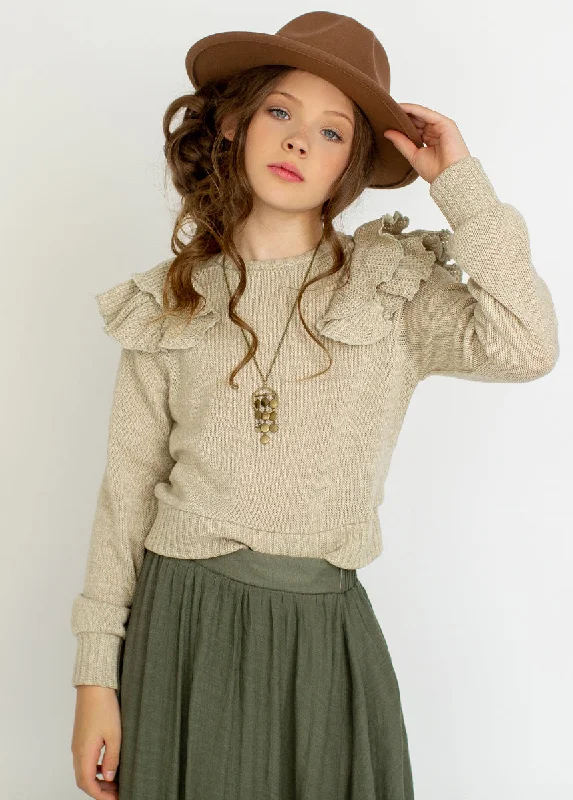 Tiegan Sweater in Heather Oat