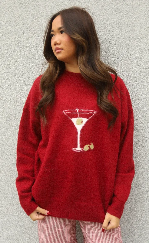 shaken not stirred sweater