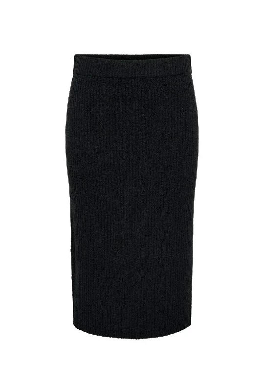 JDY ANNIE LIFE RIB KNIT SLIT SKIRT