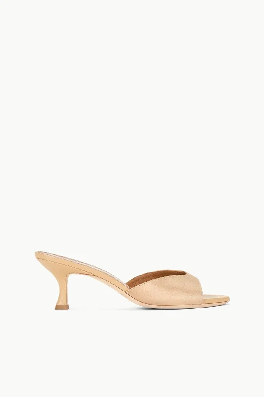 BRIGITTE MULE | CAMEL SATIN