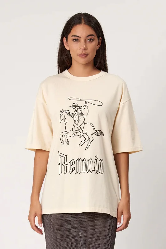 Remain - Bandida Tee, Bone