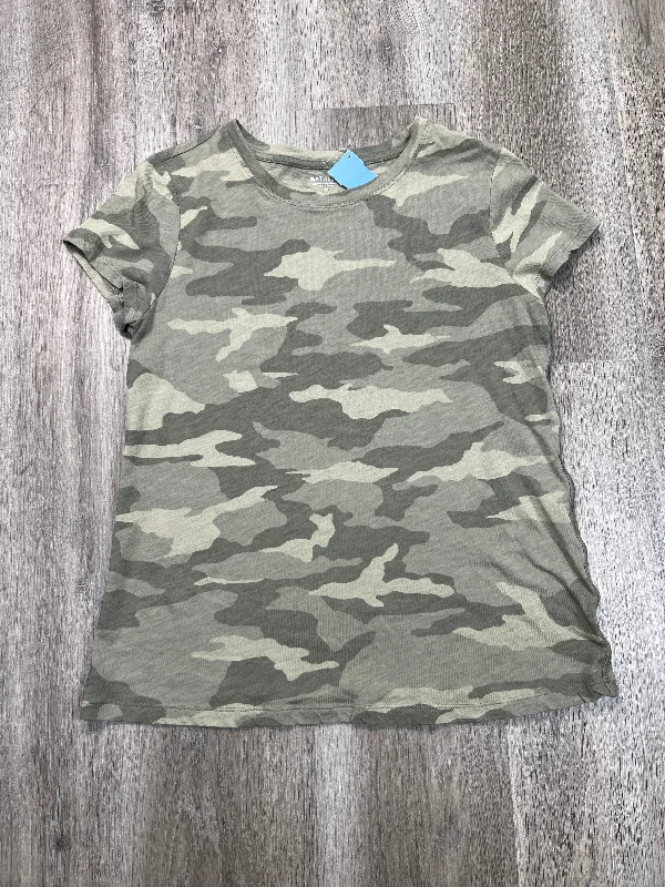 Top Short Sleeve By Athleta In Camouflage Print, Size: M