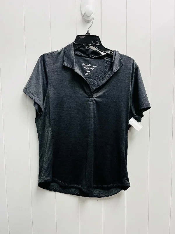 Top Short Sleeve By Tommy Bahama In Grey, Size: M