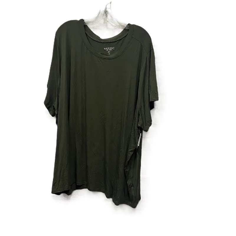 Top Short Sleeve By Torrid In Green, Size: 6x