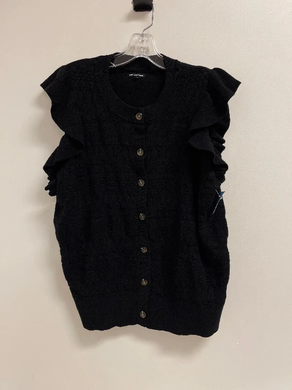 Top Short Sleeve By Who What Wear In Black, Size: 1x