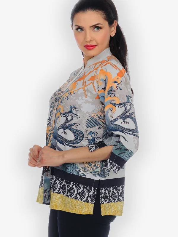 Cranes Flying Sky Blouse