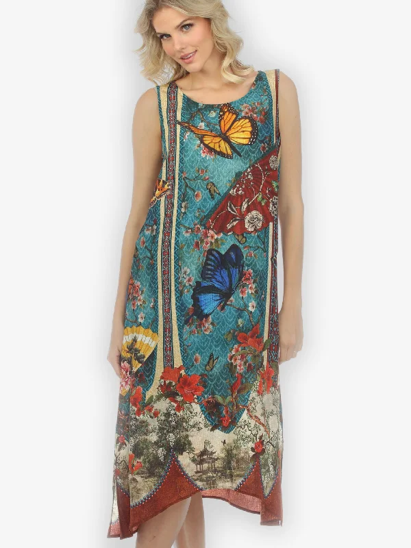 Fabulous Fans Flowers Tank Dress