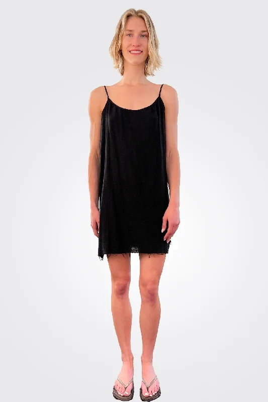 Back Synch Mini Dress - Black