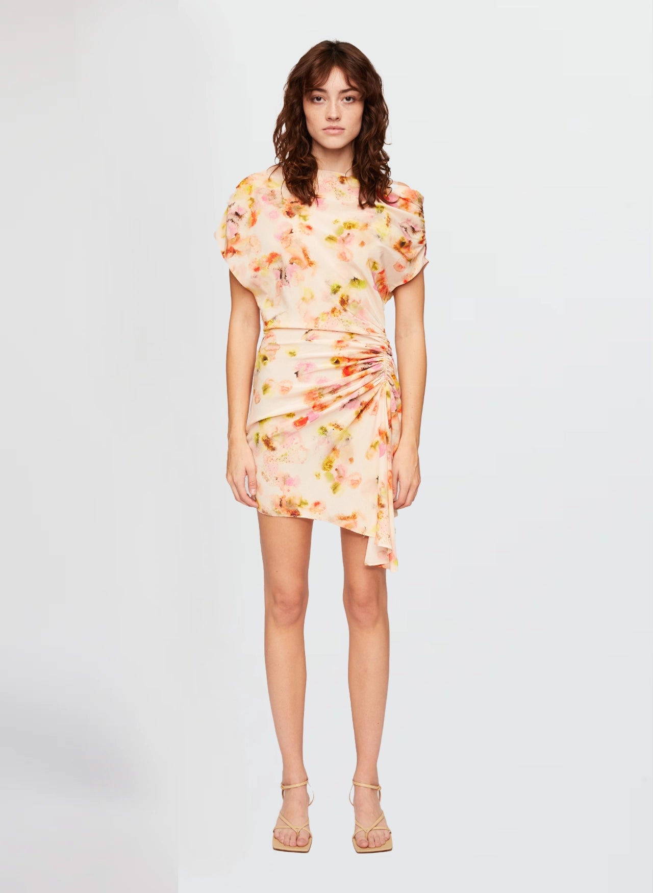 Poppy Silk Mini Dress - Ballad Multi