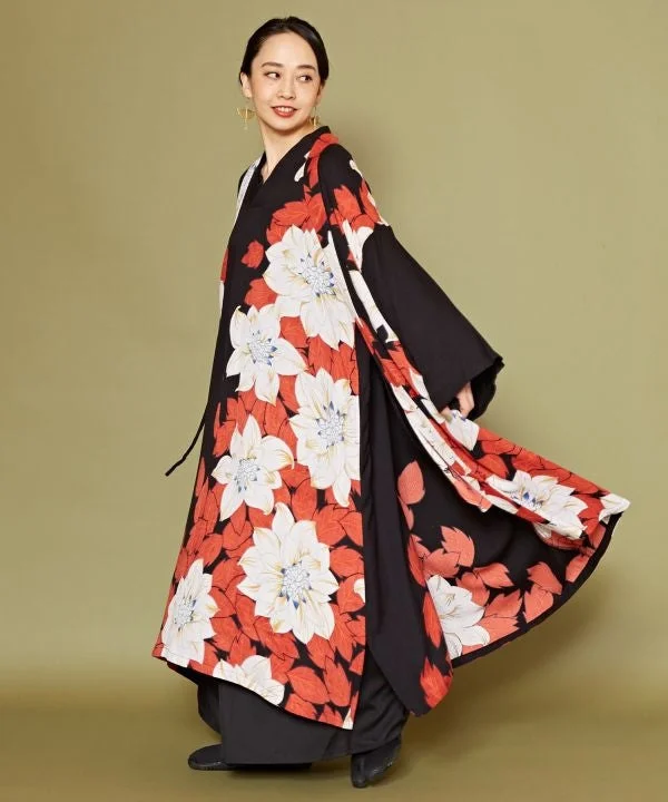 RISSHU - Autumn Floral Long HAORI