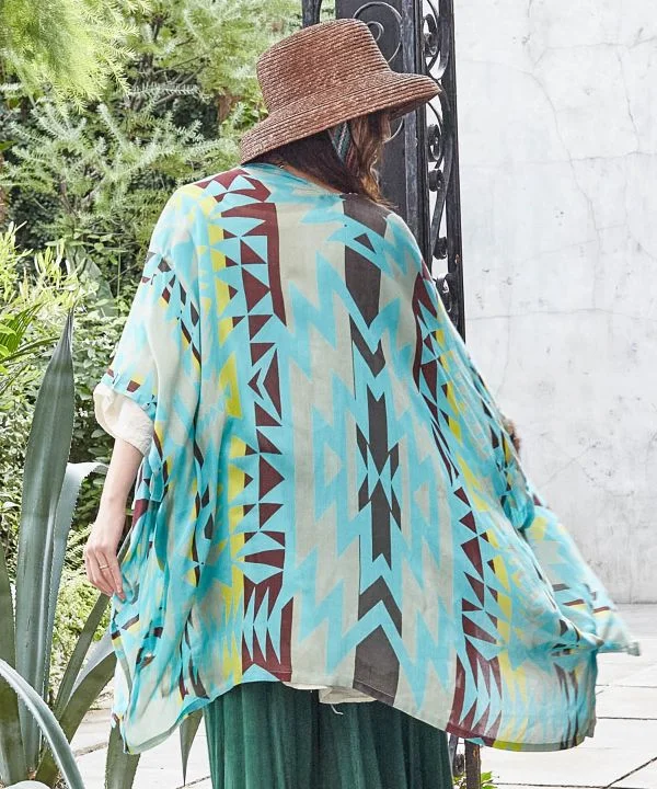 UV Protection Packable Kimono