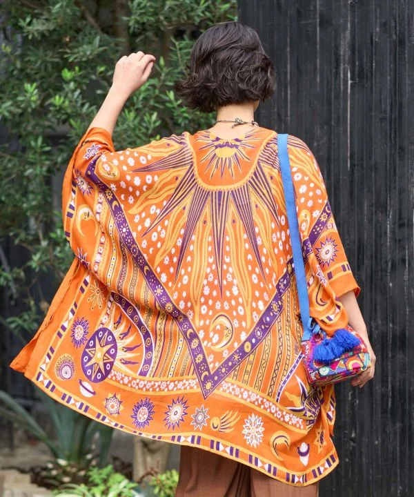 UV Protection Packable Kimono