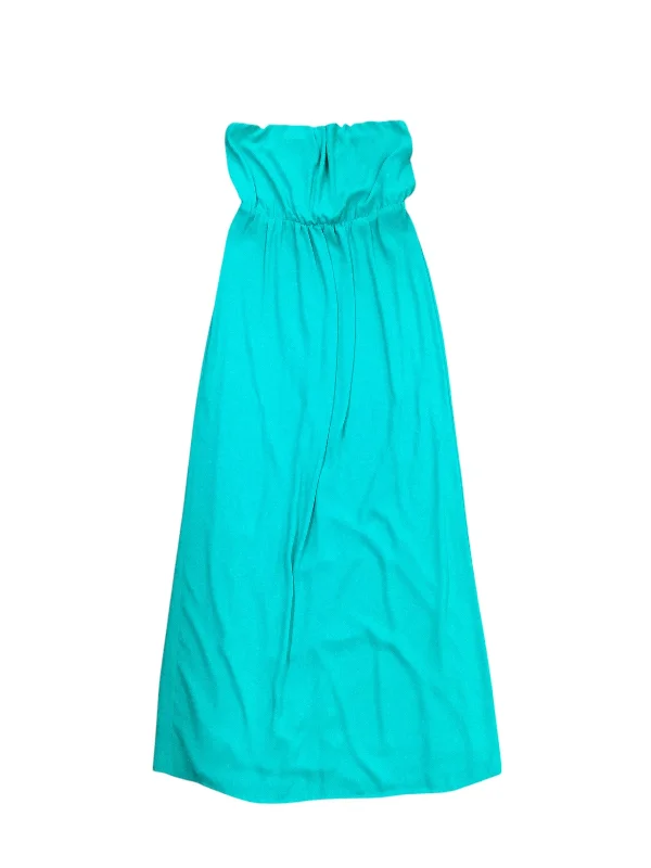 Dress Casual Maxi By Express In Green, Size: M