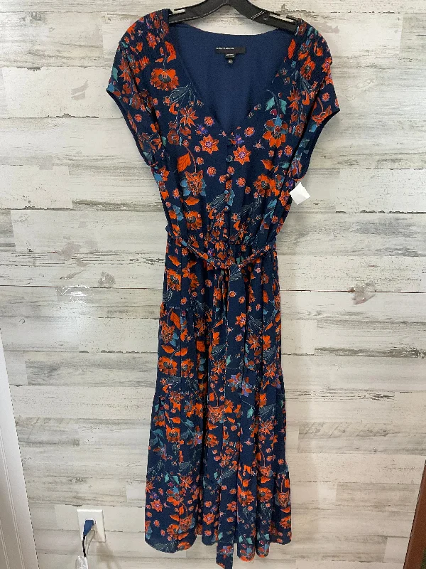 Dress Casual Maxi By Maggy London In Blue, Size: Xl