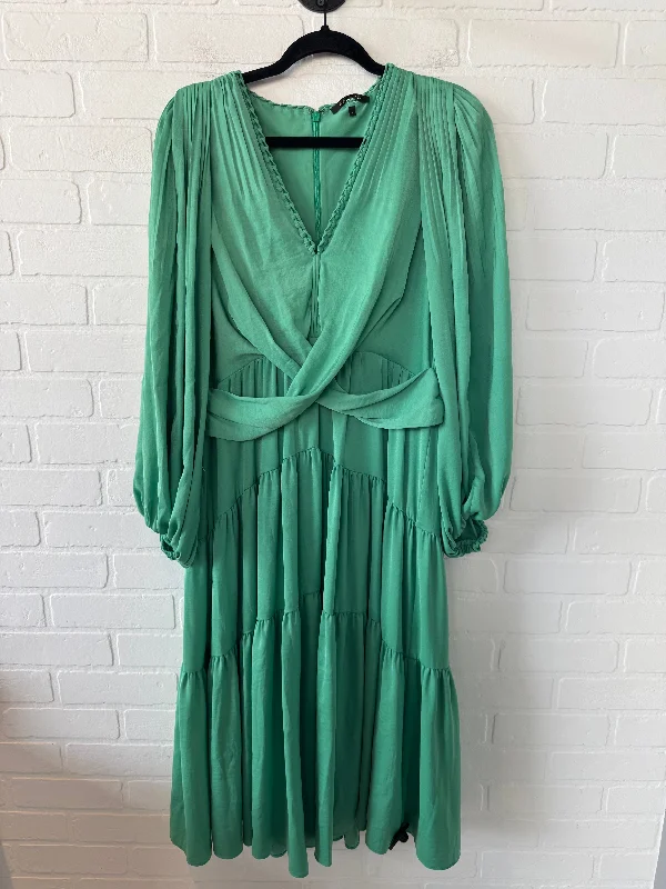 Dress Casual Midi By Kobi Halberin In Green, Size: L