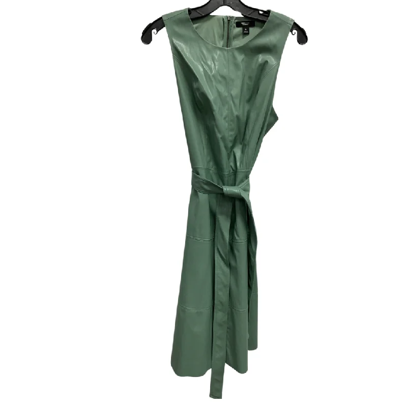 Dress Casual Midi By Simply Vera In Green, Size: M