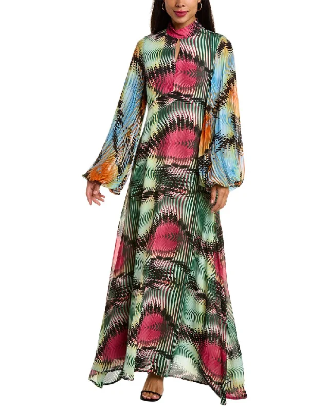 Gracia Bishop Sleeve Maxi Dress