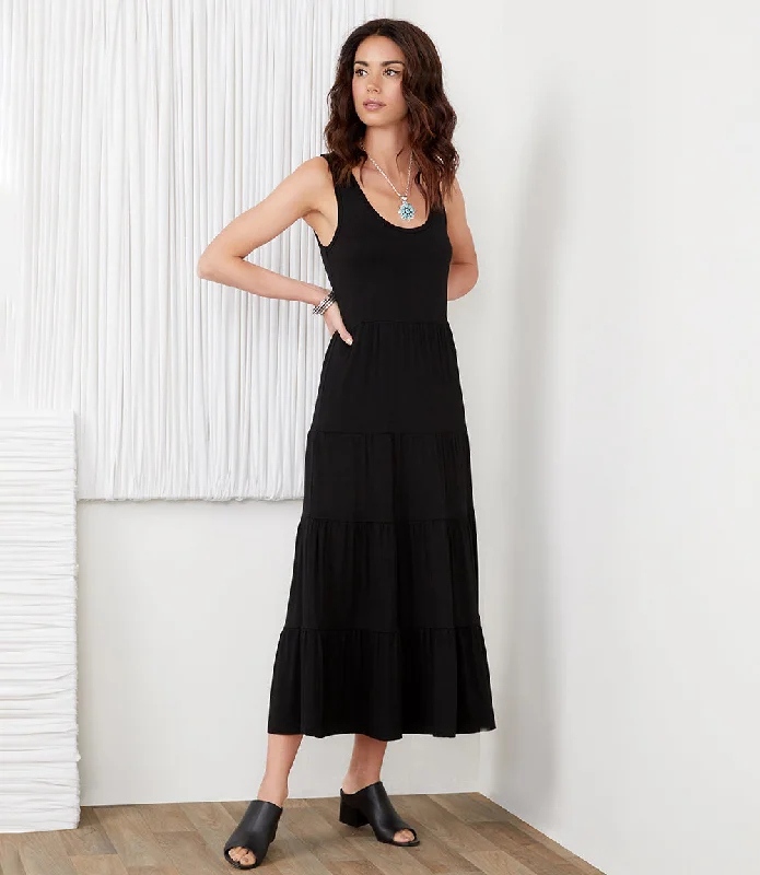 Tiered Midi Dress