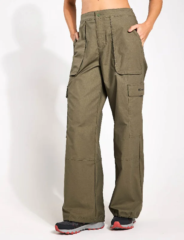 Brea Falls Cotton Ripstop Pant - Stone Green