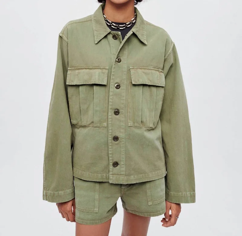 Field Jacket In Bayleaf