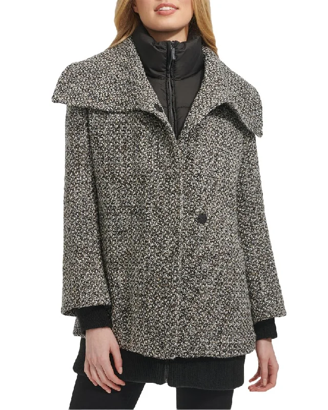 Kenneth Cole Wool-Blend Coat