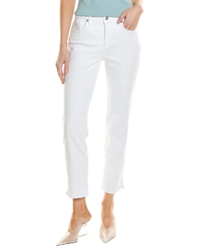 NYDJ Slim Optic White Straight Leg Jean