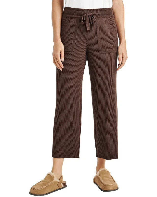 Splendid Georgie Rib Cashmere-Blend Pant