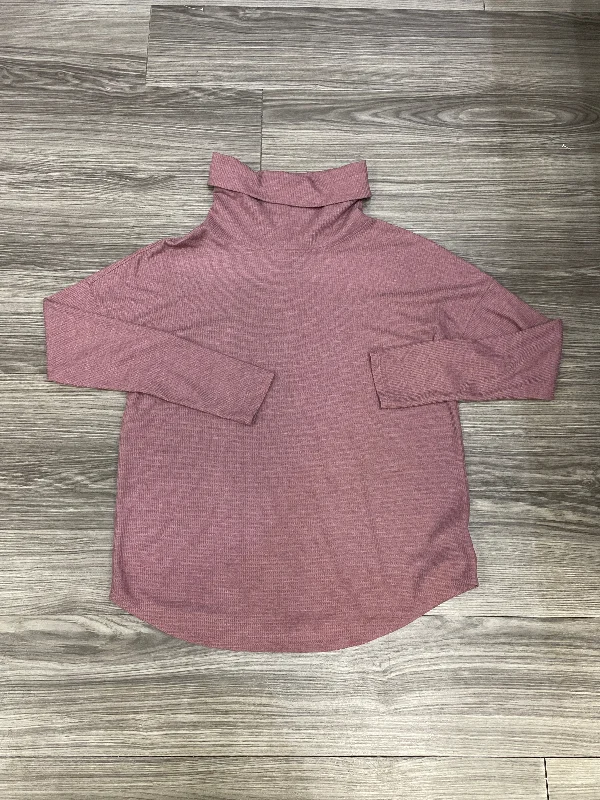 Top Long Sleeve By A New Day In Mauve, Size: M