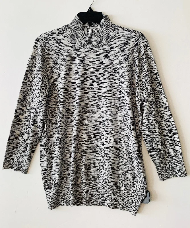 Top Long Sleeve By Apt 9 In Grey, Size: L