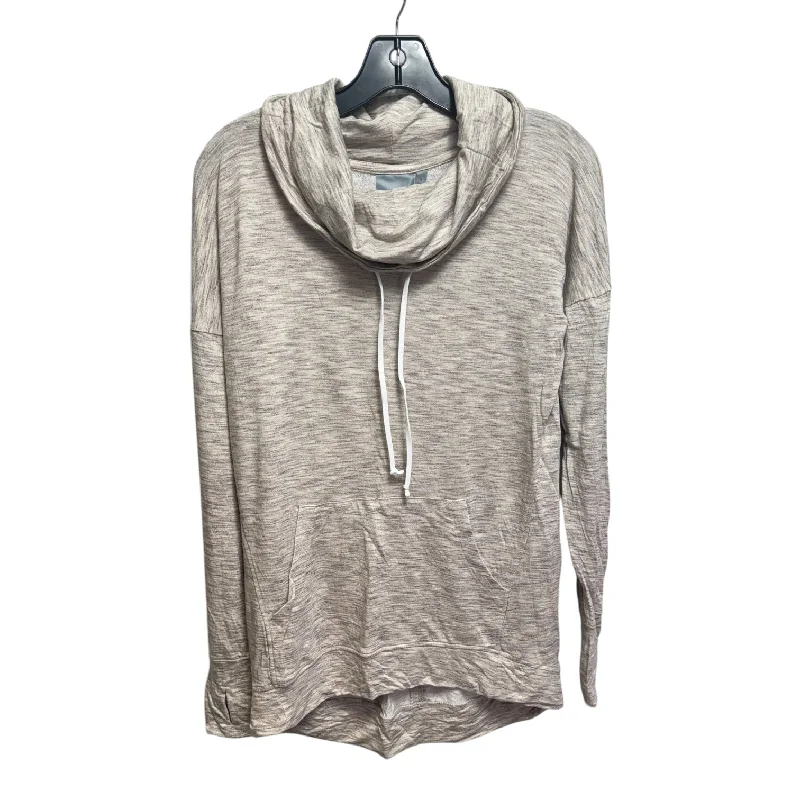 Top Long Sleeve By Athleta In Brown, Size: S