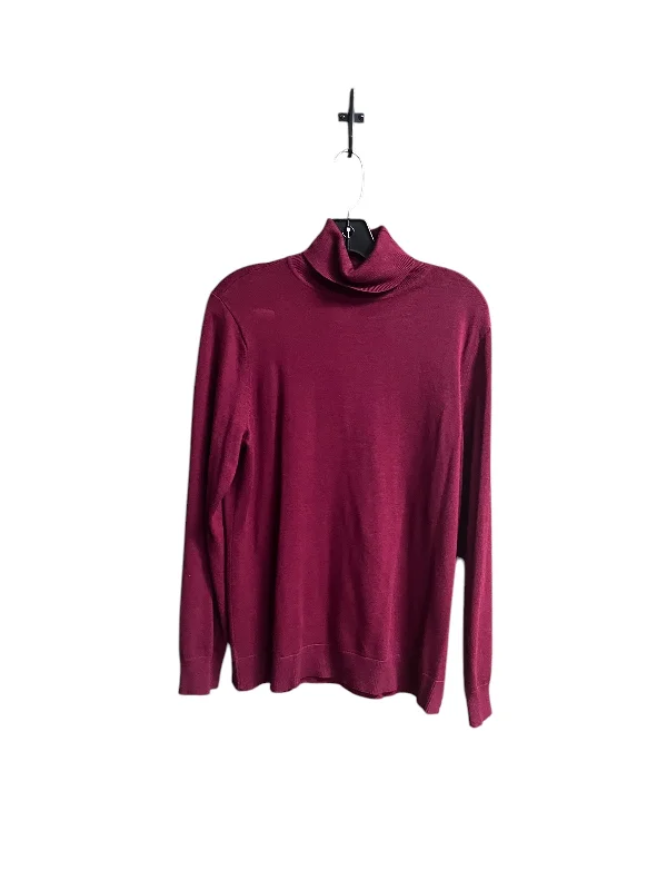 Top Long Sleeve By Karen Scott In Purple, Size: L