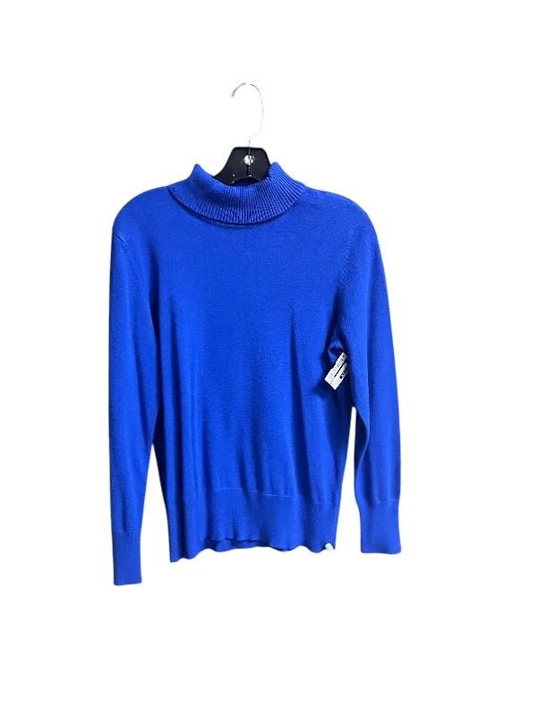 Top Long Sleeve By Spense In Blue, Size: L